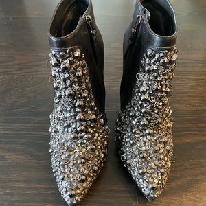 Vera Wang Embellished Booties